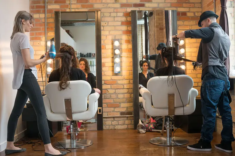 A salon's card takings, repaying as they come in.